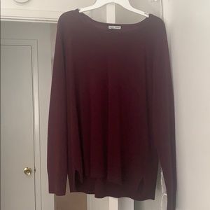 Burgundy Sweater